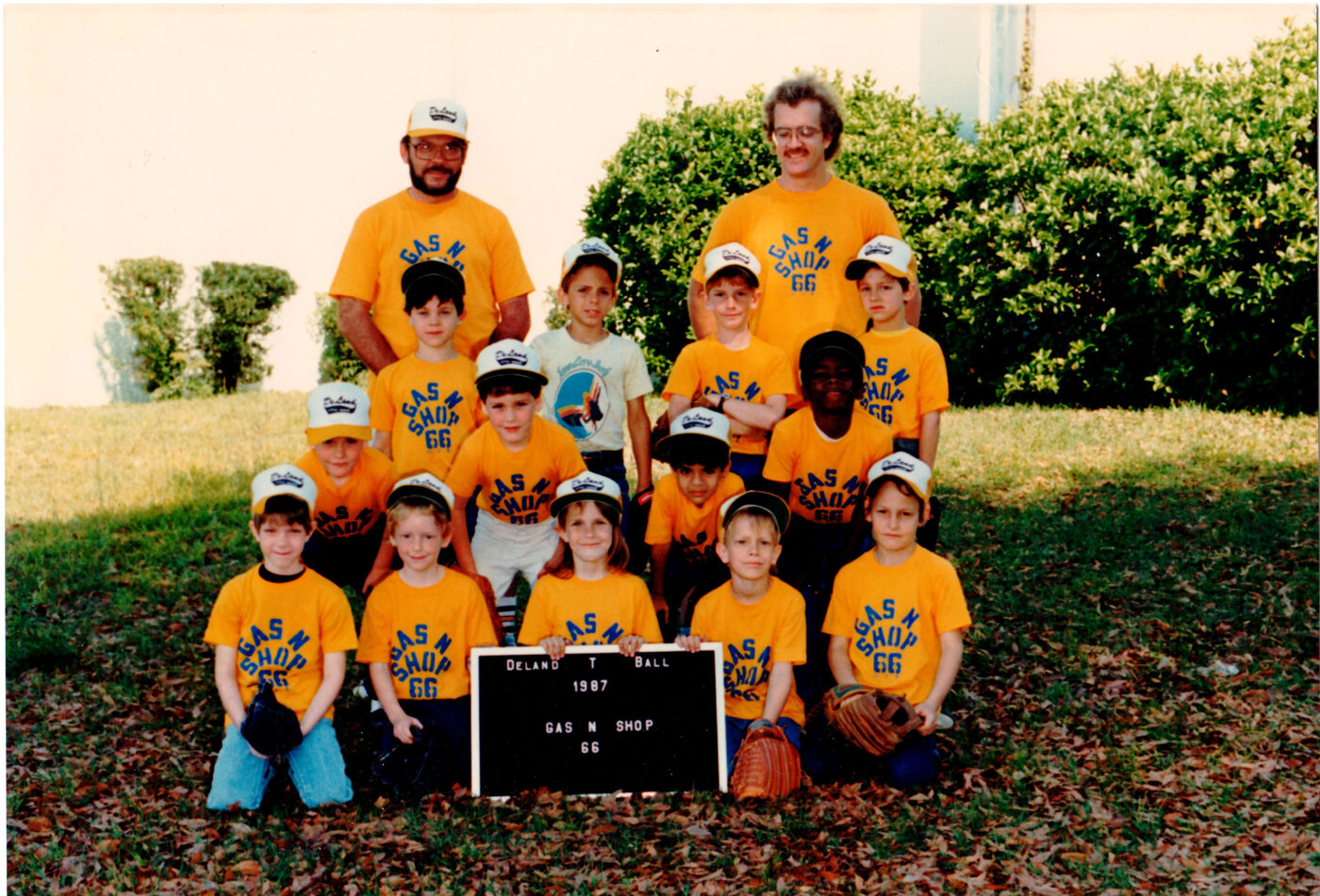 Gas N Shop 66 t-ball, 1987.