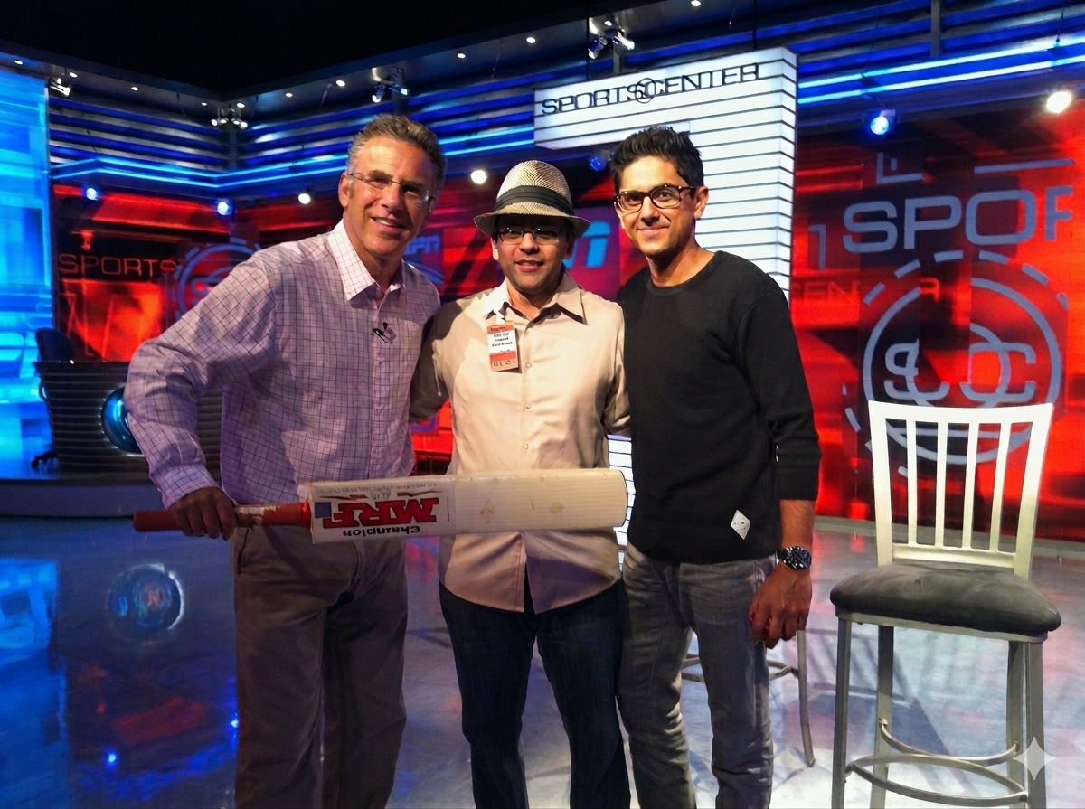 ESPN, on the SportsCenter set.